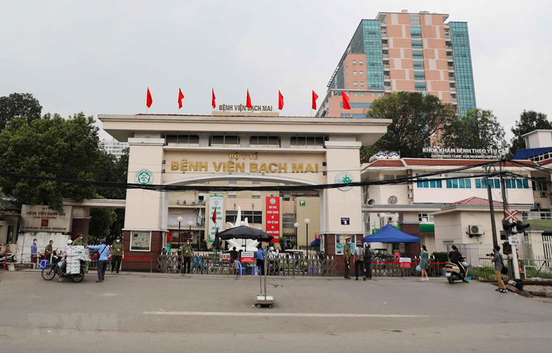 Providing pharmaceuticals at Bach Mai Hospital